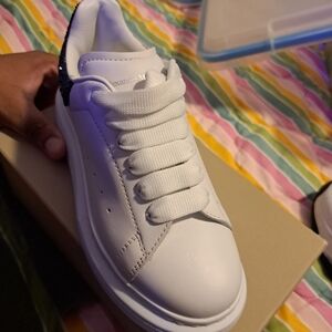 Alexander McQueen Kids White Chunky Sole Sneaker